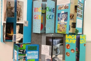 Klasa 5a - Mitologiczne lapbooki