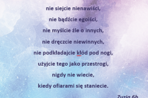 KLASA 6B - NIE BĄDŹMY LUDOŻERCAMI!