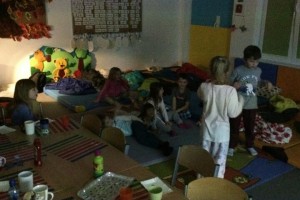 Klasa 2a - Skytower i nocowanie w szkole