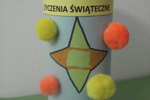 Klasa 2b - pudełka rodzinne na dobre słowa i życzenia świąteczne