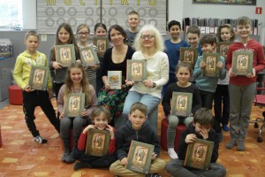 Klasa 3b - Spotkanie z pisarką, Martą Szloser